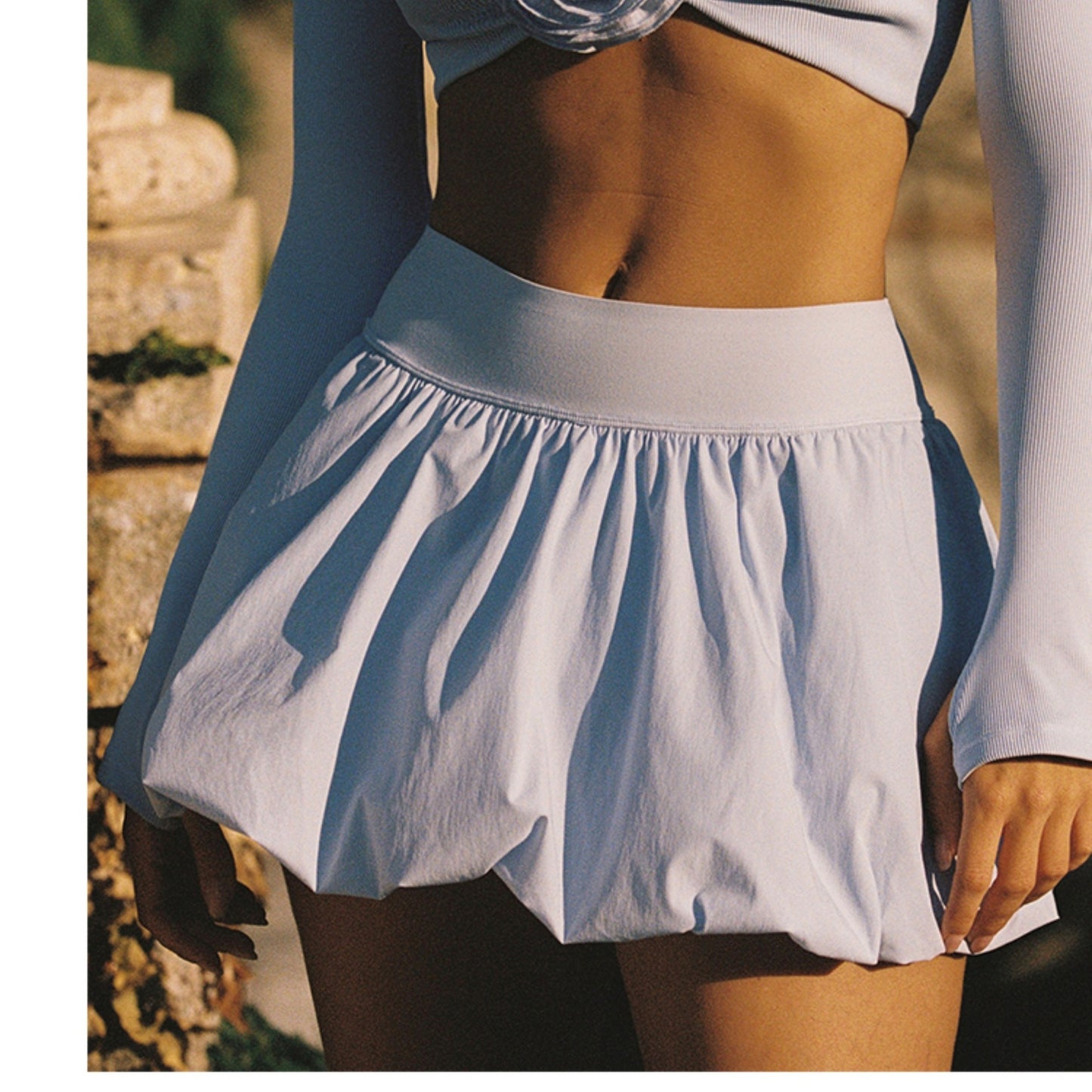 Asymmetrical Bloom Top